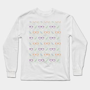 Glasses Pattern | 14 Colored Long Sleeve T-Shirt